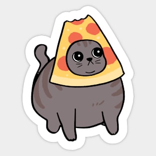 pizza cat Sticker